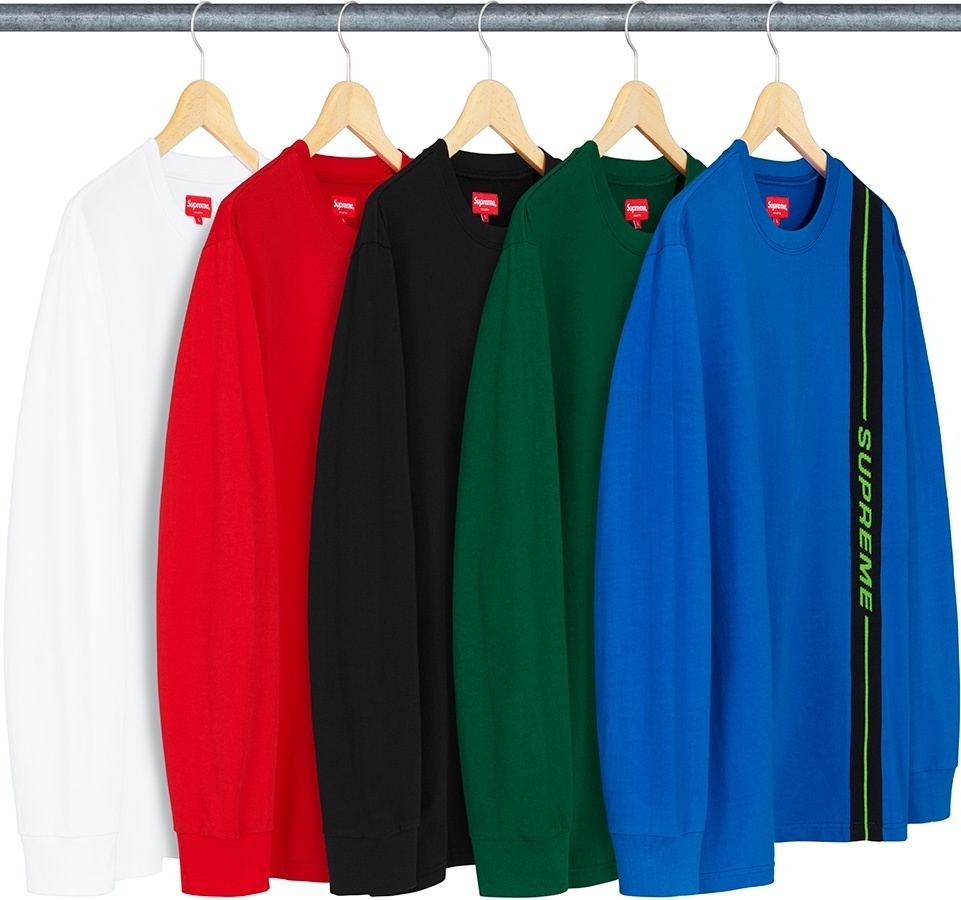 Vertical Logo Stripe L/S Top